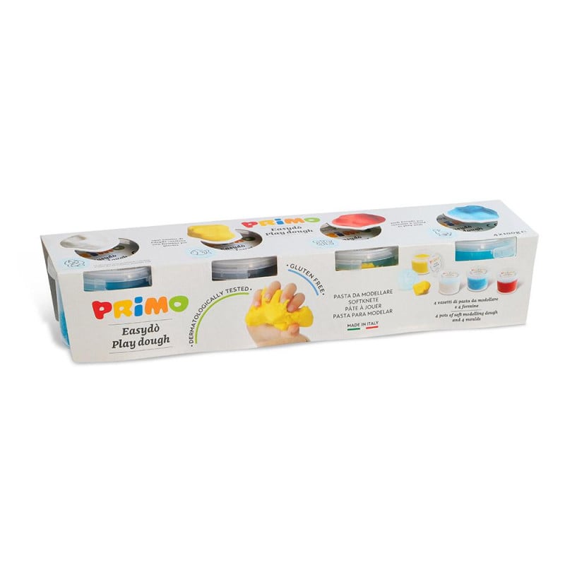 Set Pasta para Moldear Sin Gluten 4 Colores
