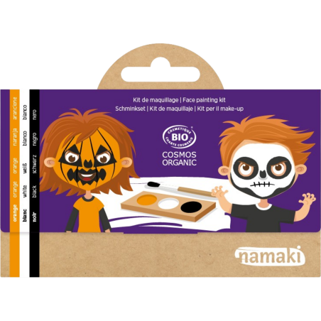 Namaki Kit Maquillaje Calabaza y Esqueleto