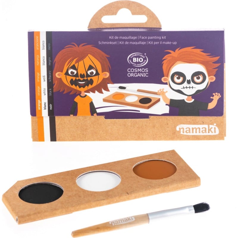 Namaki Kit Maquillaje Calabaza y Esqueleto