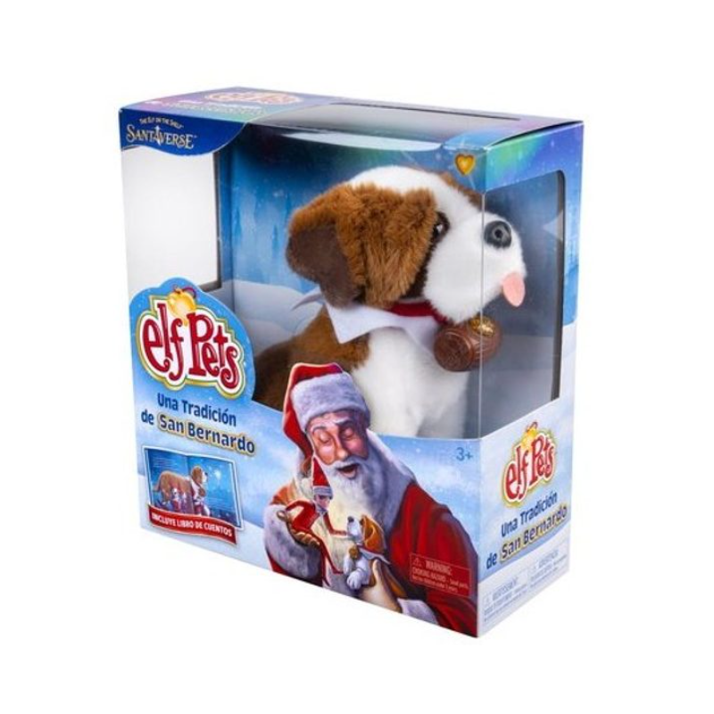 The Elf On The Shelf: Una Tradición De Un San Bernardo Con Peluche De CEFA Toys