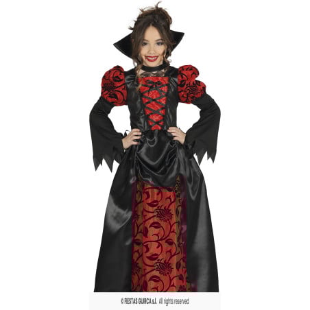 Disfraz Infantil Vampiresa Victoriana 10-12 Años