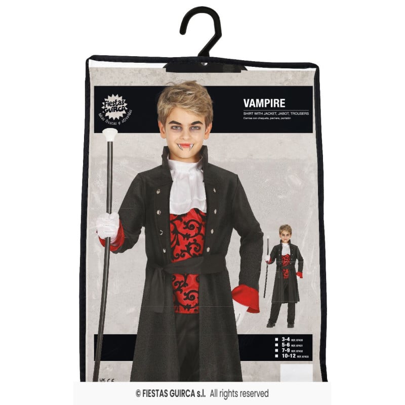 Disfraz Infantil Vampiro 3-4 Años