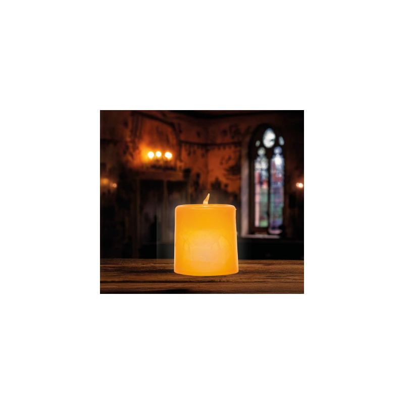 Vela Naranja/Negra con Luz Surtido