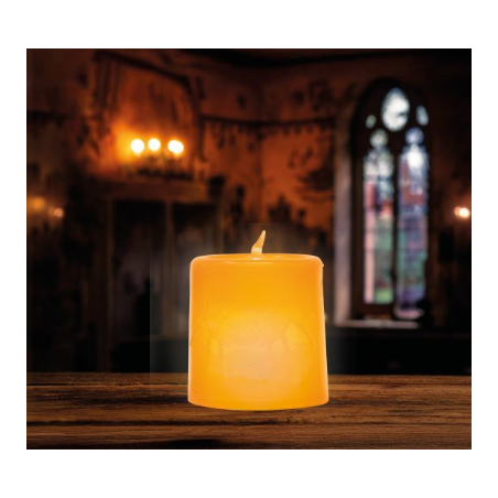 Vela Naranja/Negra con Luz Surtido