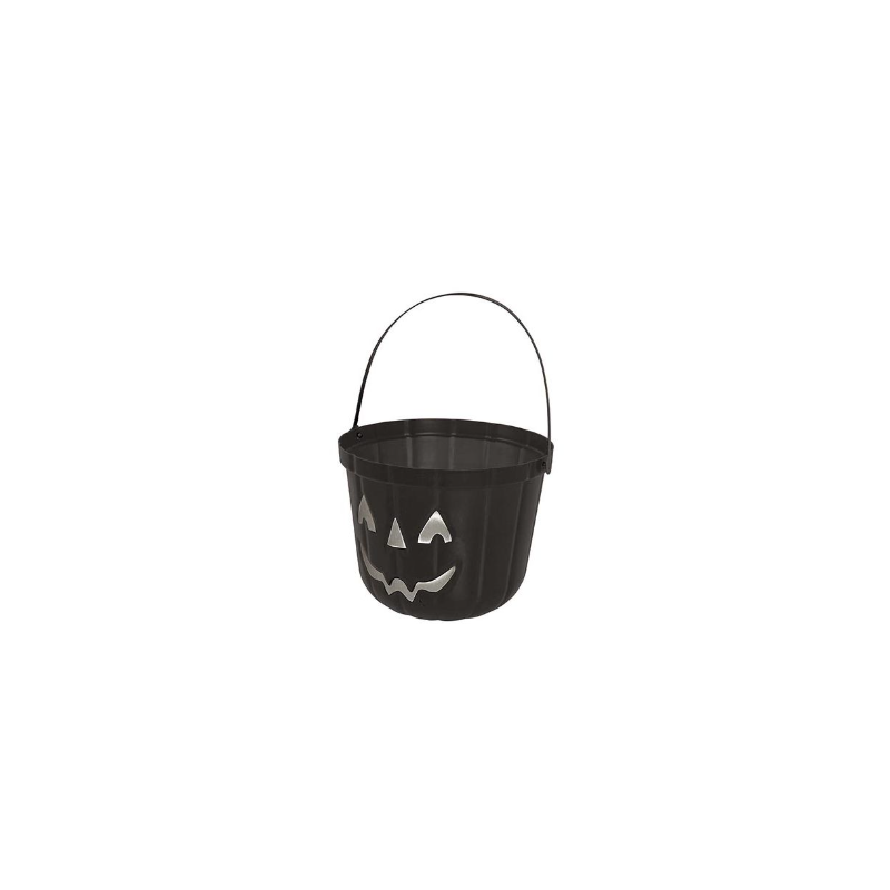 Cubo Calabaza 20 cm Negro