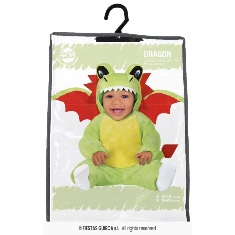 Disfraz Dragón Para Bebé 12-18 Meses