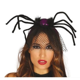 Diadema Araña Lila