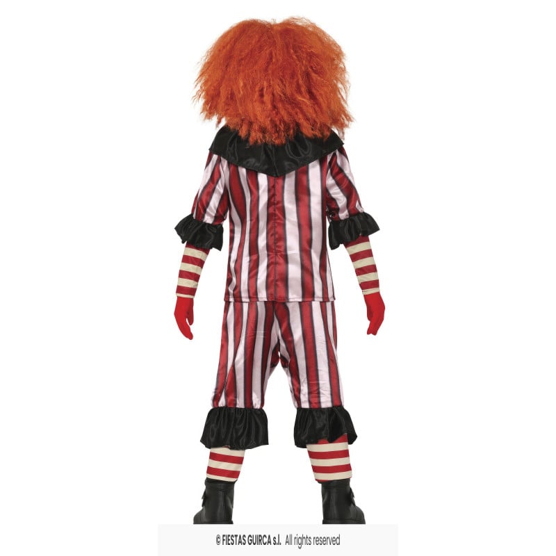 Disfraz Payaso Asesino Infantil Talla 5-6 Años