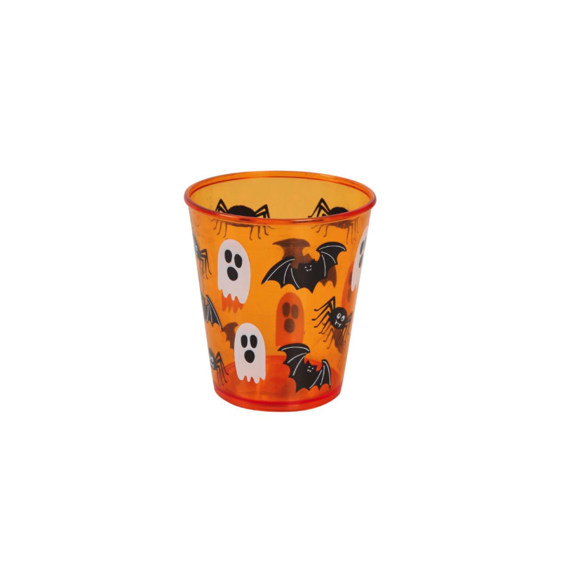 Vaso Naranja Halloween 10 cm