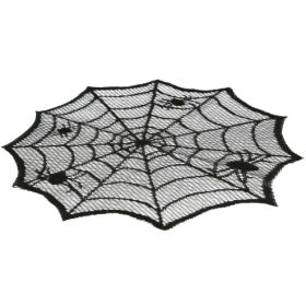 Tapete Bordado Telaraña 30 cm