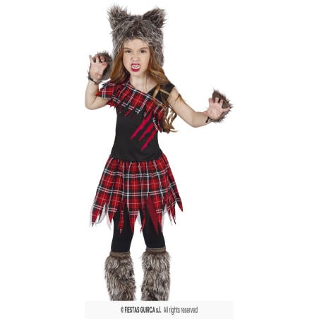 Disfraz Lobita Aulladora Talla 5-6 Años De Fiestas Guirca