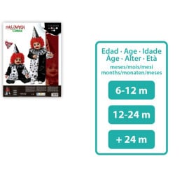 Disfraz Payaso Halloween Bebé +24 Meses 2