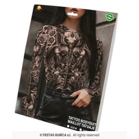 Maillot Efecto Tatuajes Talla M De Fiestas Guirca 2
