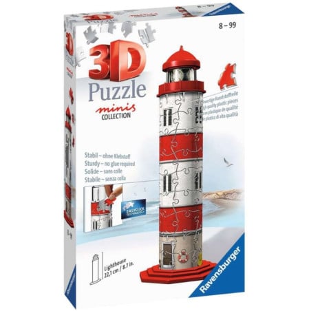 Mini Puzzle 3D Faro Ravensburger 54 Piezas Mini Puzzle 3D Faro Ravensburger 54 Piezas