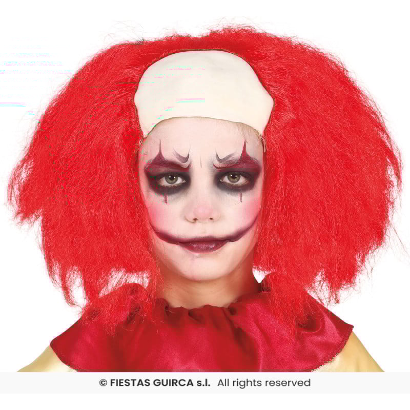 Peluca Calva Payaso Infantil De Fiestas Guirca