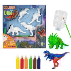 Dino World DIY Colorea Tu Dino 2