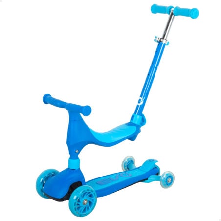 Evo Scooter & Ride On 4en1 Azul