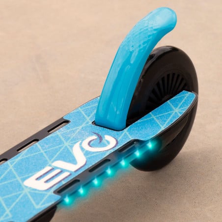 Evo Scooter Plegable Con Luces Azul