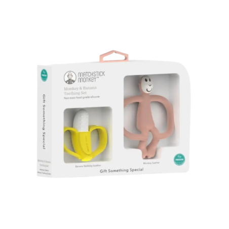 Set Regalo Banana y Mono Rosa