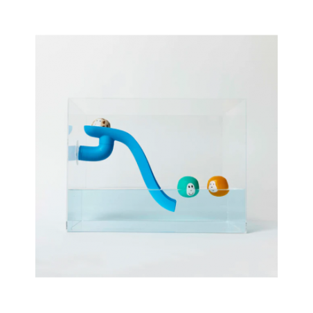 Tobogán para Baño Azul