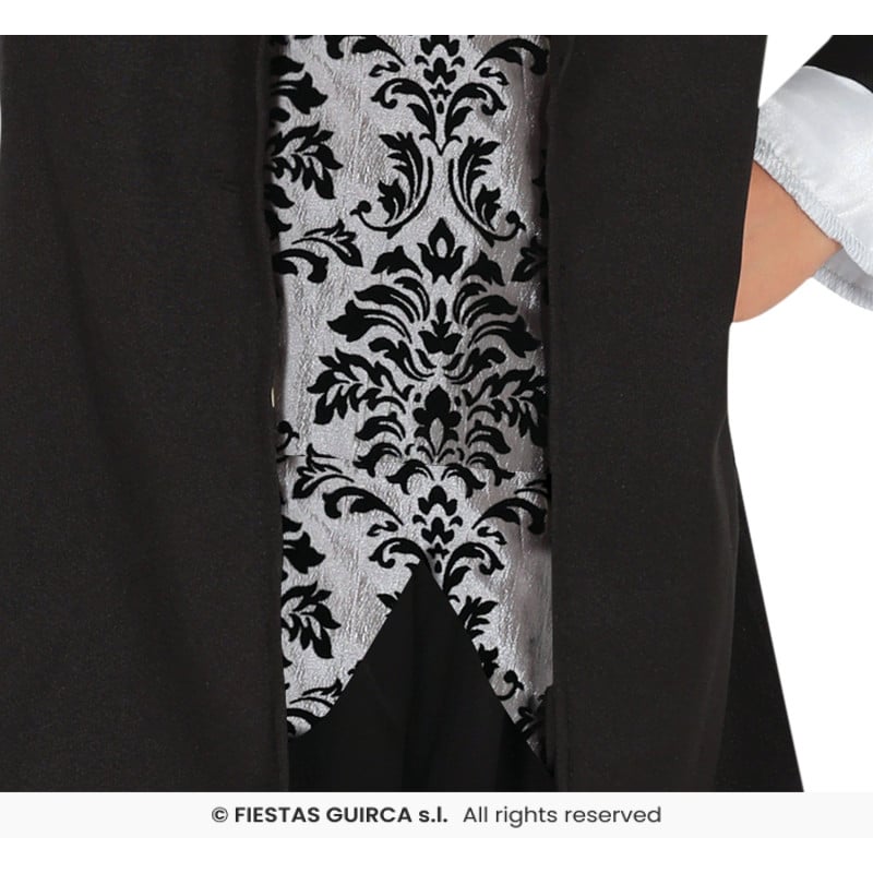 Disfraz Vampiro Plateado Talla 5-6 Años