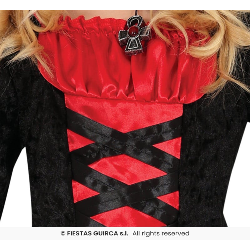 Disfraz Vampiresa Escarlata Talla 3-4 Años