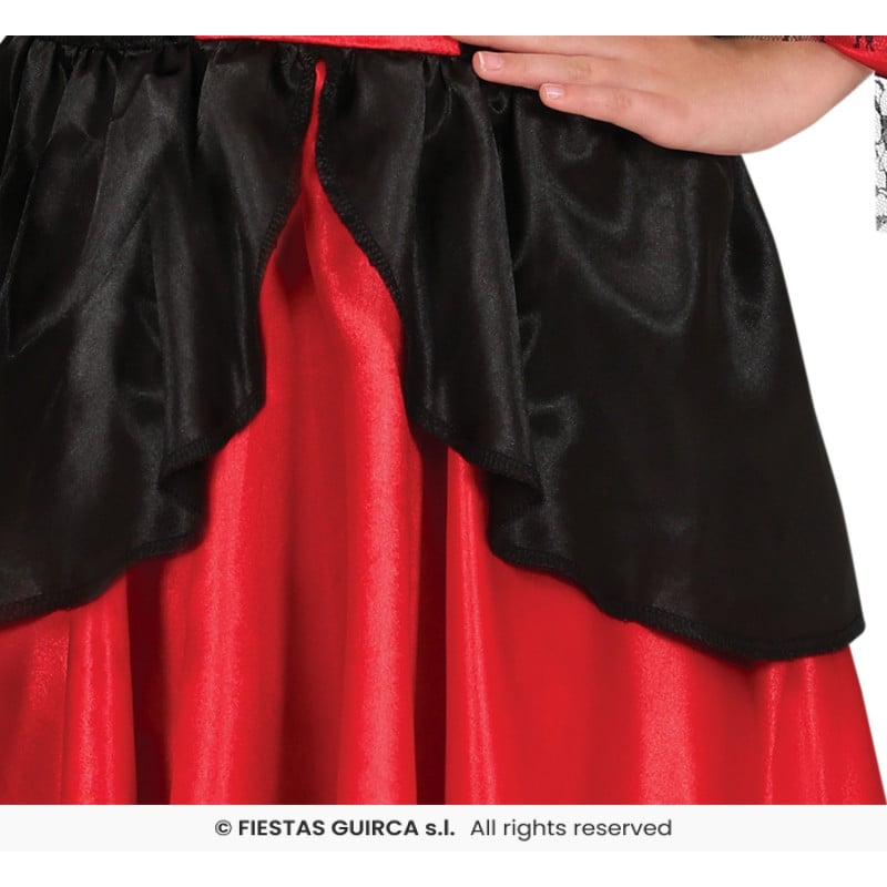 Disfraz Vampiresa Escarlata Talla 3-4 Años