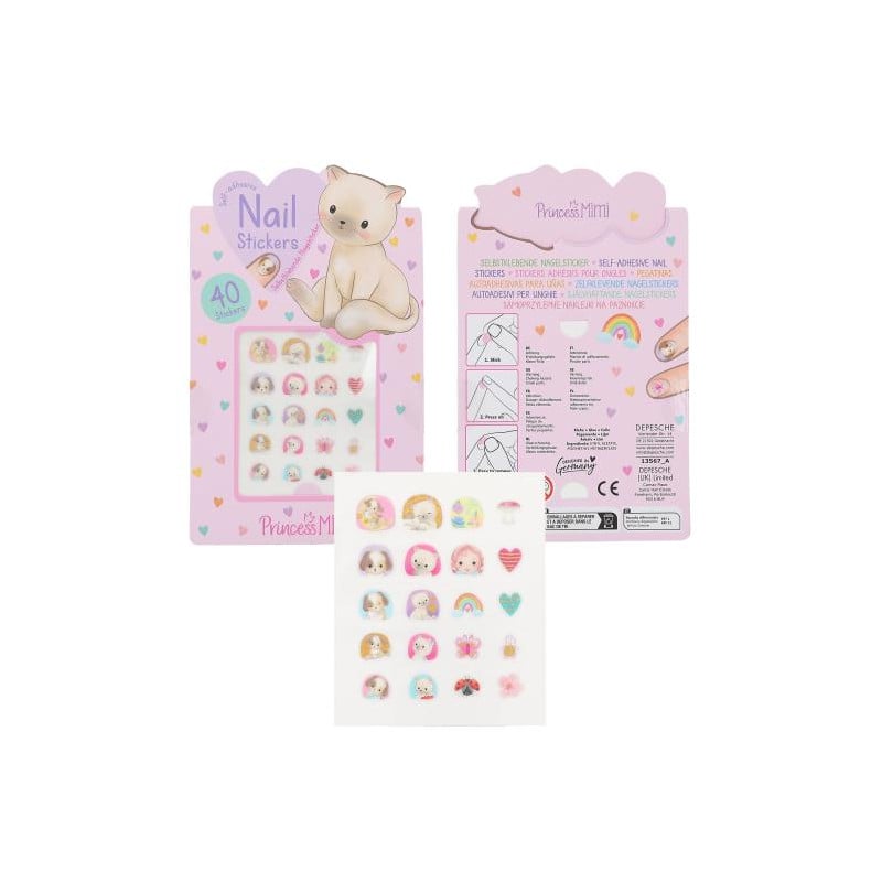 Princess Mimi Pegatinas Para Uñas Animales