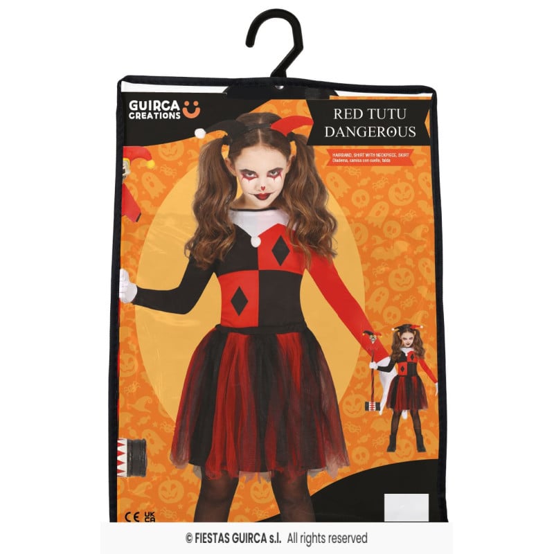 Disfraz Arlequín Del Terror Talla 10-12 Años