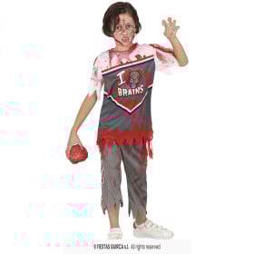 Disfraz Quaterback Zombie Infantil Talla 7-9 Años