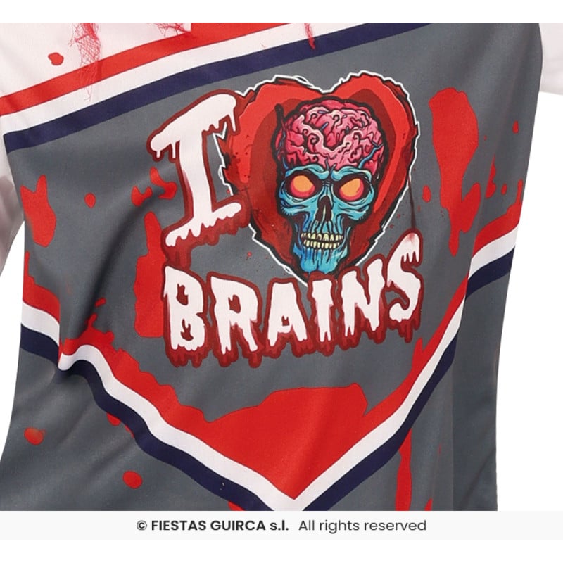 Disfraz Quaterback Zombie Infantil Talla 7-9 Años