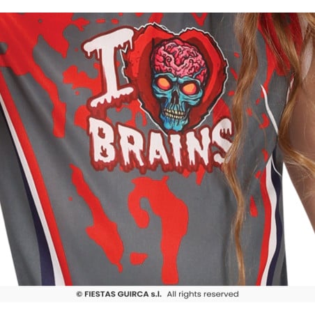 Disfraz Animadora Zombie Zeta Talla 10-12 Años