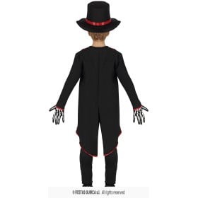 Disfraz Esqueleto Elegante Talla 10-12 Años De Fiestas Guirca 2