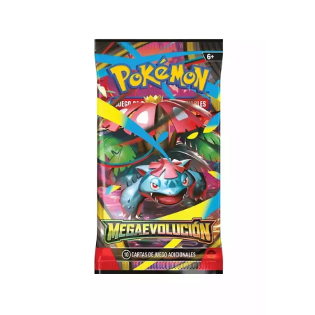 Sobre de Cartas Mega Evolución Pokémon