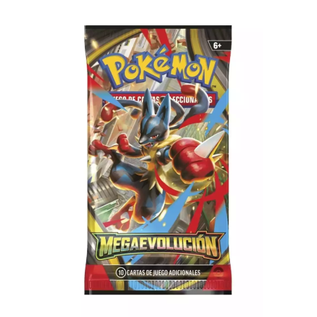 Sobre de Cartas Mega Evolución Pokémon
