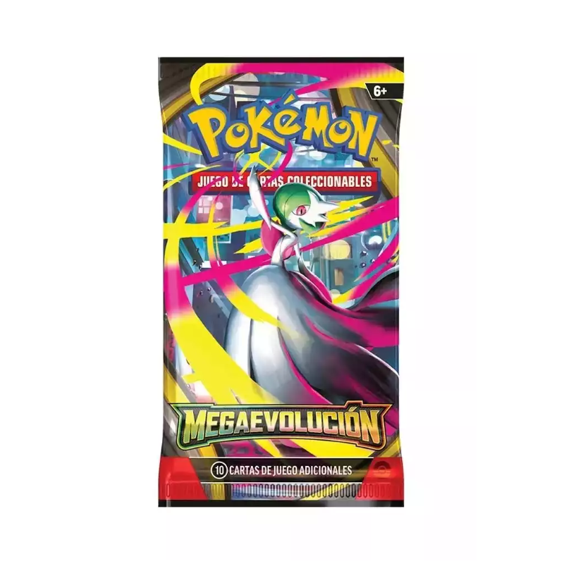 Sobre de Cartas Mega Evolución Pokémon