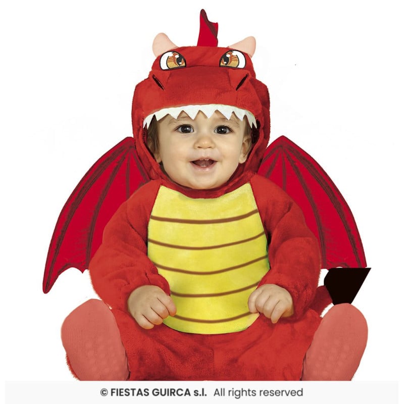 Disfraz Dragón Bebé Talla 12-18 Meses De Fiestas Guirca