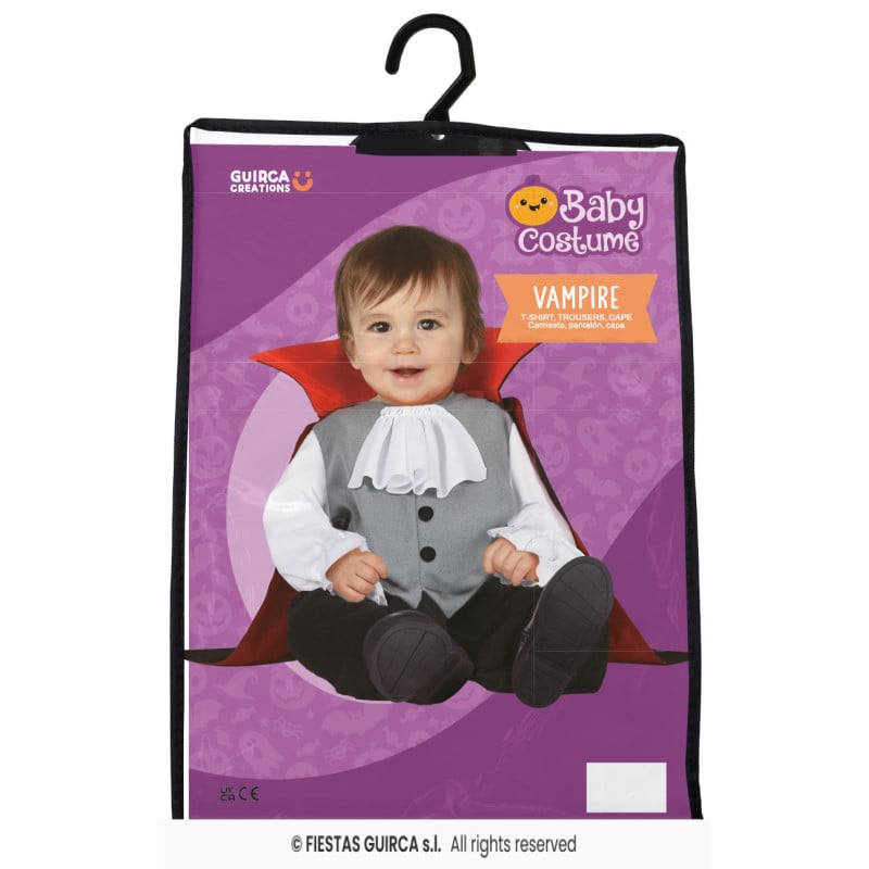 Disfraz Vampirito Encantador Talla 18-24 Meses