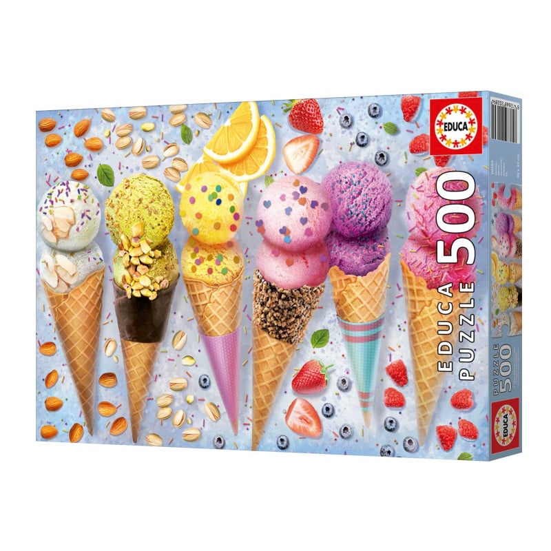 Puzzle Helados 500 PiezasEduca