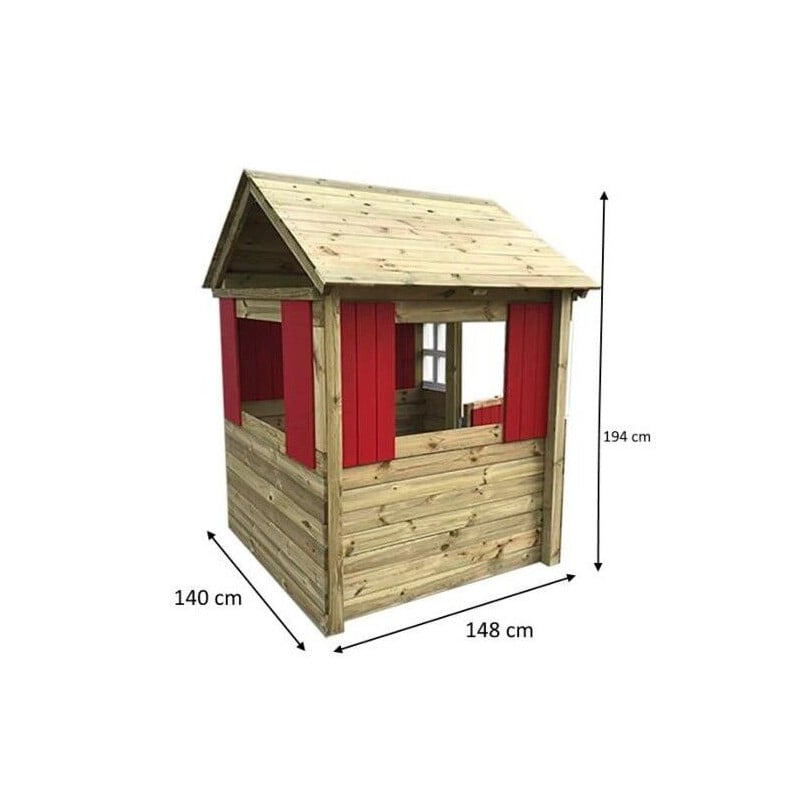 Casita de madera Masgames FRESITA DELUXE XL  