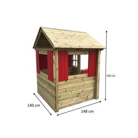 Casita de madera Masgames FRESITA DELUXE XL  