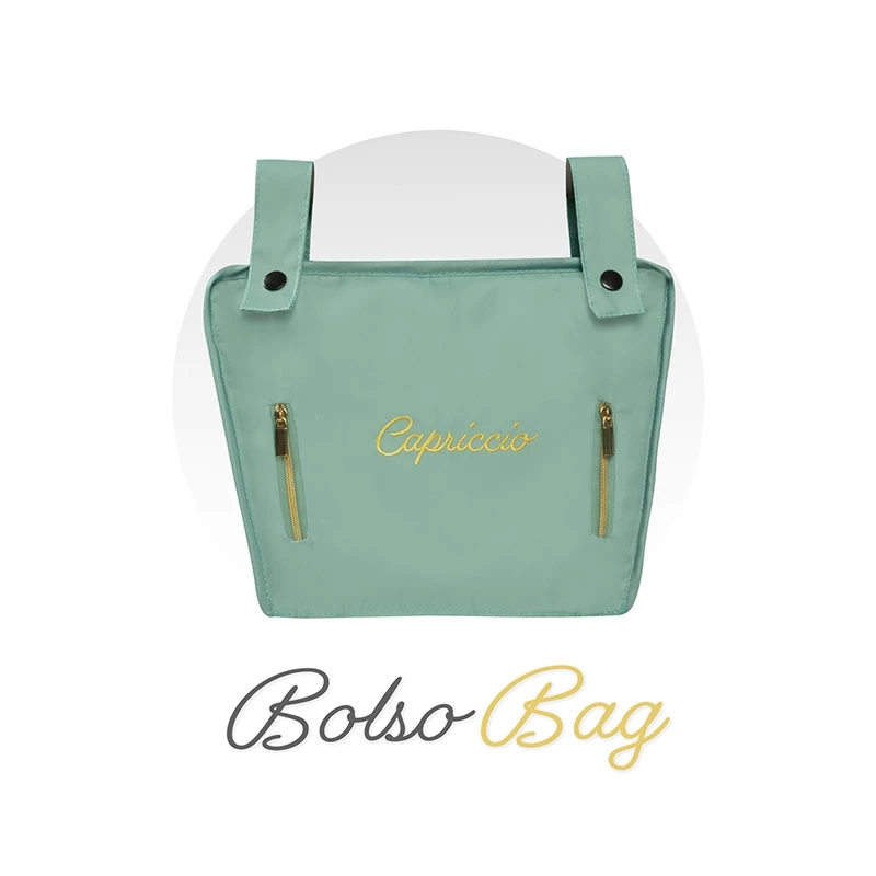Coche De Muñecas Capriccio Plegable Con Sombrilla Verde