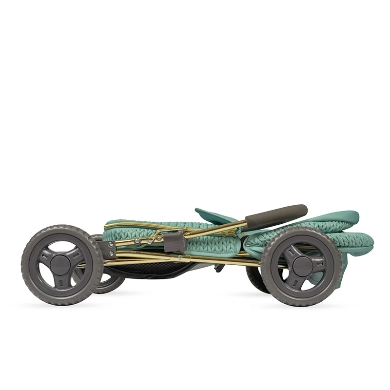 Coche De Muñecas Capriccio Plegable Con Sombrilla Verde