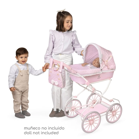 Coche De Muñecas Sophie Plegable Con Sombrilla Rosa Coche De Muñecas Sophie Plegable Con Sombrilla Rosa