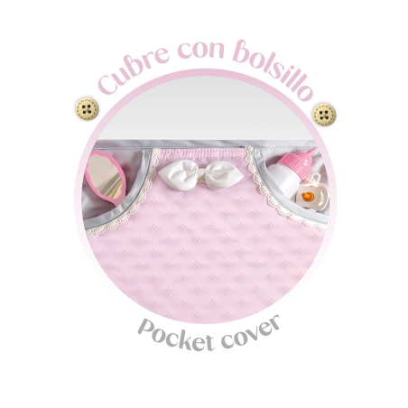 Coche De Muñecas Sophie Plegable Con Sombrilla Rosa Coche De Muñecas Sophie Plegable Con Sombrilla Rosa