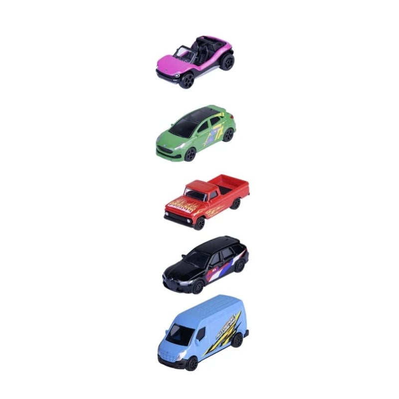 Majorette Set 5 Street Cars Surtido