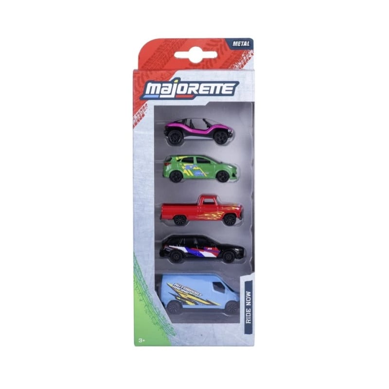 Majorette Set 5 Street Cars Surtido