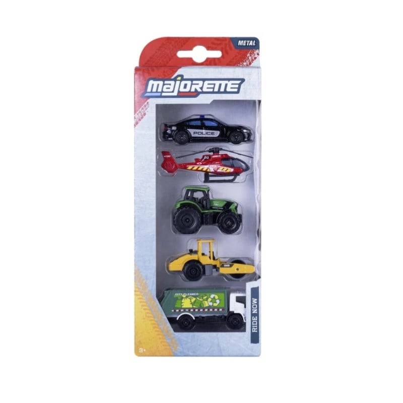 Majorette Set 5 Street Cars Surtido