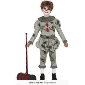 Disfraz Payaso Diabólico Talla 10-12 Años De Fiestas Guirca
