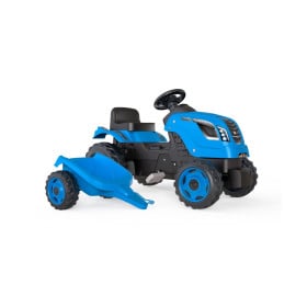 Tractor Farmer XL Azul Con Remolque 2